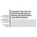 Compound Triple Jets Film Cooling Improvements via Velocity and Density Ratios: Large Eddy Simulation