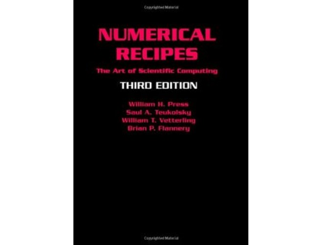 Numerical Recipes - The Art of Scientific Computing- 3rd edition