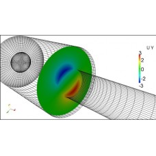 پروژه مدل‌سازی سه‌ بعدی جریان در انقباض ناگهانی لوله‌ ها با استفاده از نرم افزار OpenFOAM