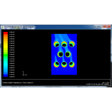 پروژه مدل‌سازی سه‌بعدی انتقال حرارت جابجایی آزاد در اطراف لوله‌های داغ با دمای متغیر در طول لوله با استفاده از نرم افزار FLUENT
