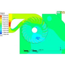 پروژه طراحی و شبیه سازی عددی توربین آبی جریان متقاطع با استفاده از نرم‌افزار CFX