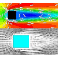 پروژه نرم‌افزار حل مسئله جریان بر روی یک چهارضلعی درون کانال با استفاده از معادله شبکه بولتزمن با رهیافت برخورد و انتشار با استفاده از نرم افزار فرترن 