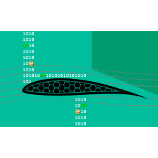 پروژه شبکه بندی شش وجهی برای یک ایرفویل به روش  Cgrid با استفاده از نرم افزار ICEM