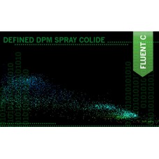 پروژه استفاده از کد DEFINED_DPM_SPRAY_COLLIDE در بررسی رفتار ذرات اسپری با استفاده از نرم افزارهای FLUENT و C
