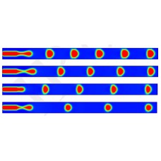 پروژه شبیه سازی عددی تشکیل قطره در میکروکانال ها با استفاده از روش شبکه بولتزمن با استفاده از نرم افزار فرترن