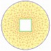 پروژه ریز کردن شبکه مثلثی با استفاده از روش لاسن و نقطه گذاری در مرکز مثلث با استفاده از نرم افزار فرترن